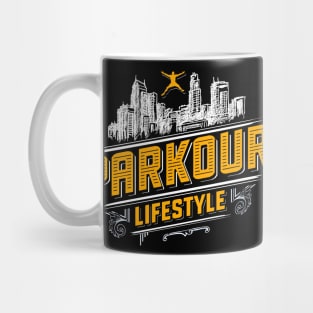 Parkour Freerun Freerunning Rooftop Lifestyle Mug